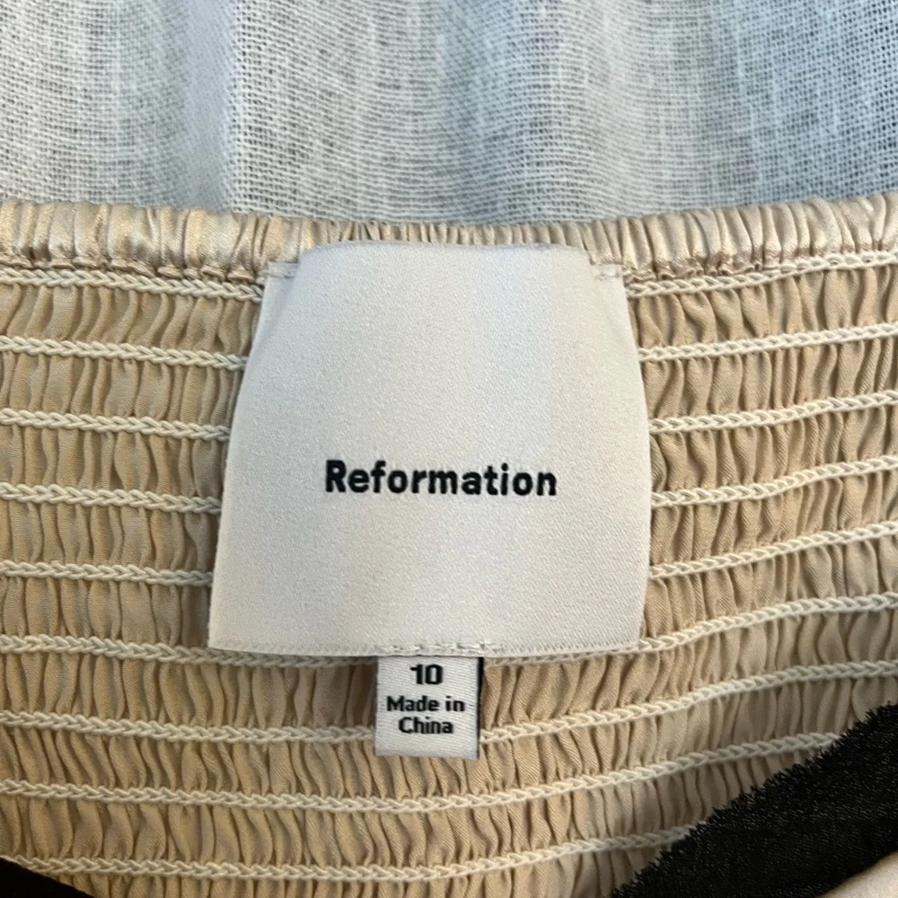 Reformation Chiara Silk Blouse